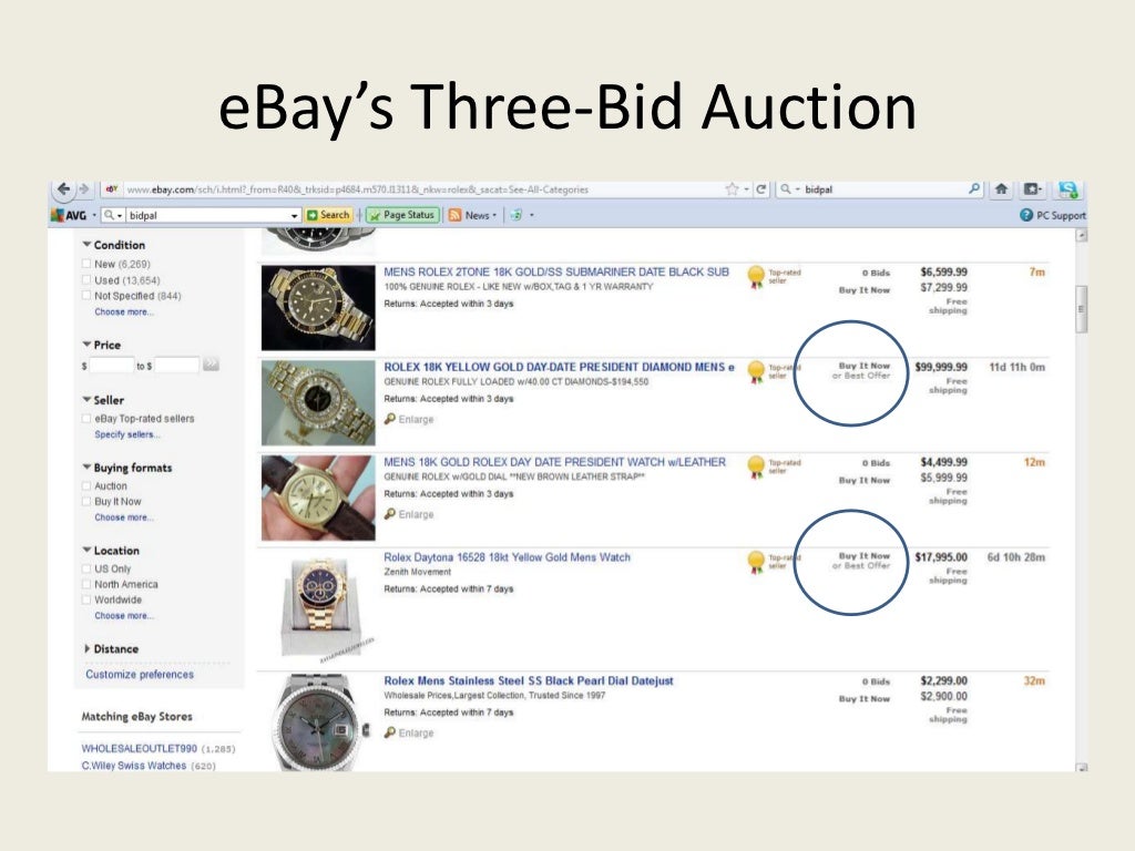 eBay’s ThreeBid Auction