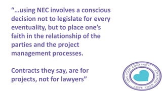 Managing Risks and Changes under NEC4 | PPTX