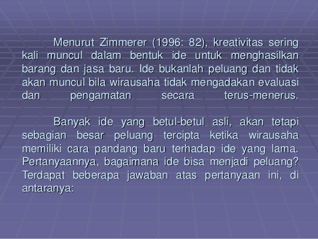 Ide Peluang Usaha Pada Umumnya Timbul Apabila - Seputar Usaha