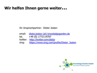 Identifizierung von Trends und Lead Usern 