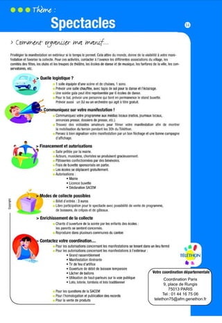 Idees manifestations Telethon | PDF