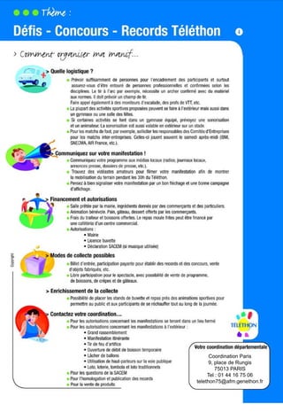 Idees manifestations Telethon | PDF