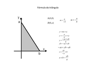 Fórmula do triângulo 