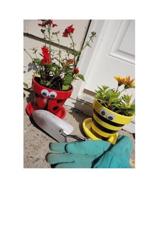 Ideias para vasos de flores