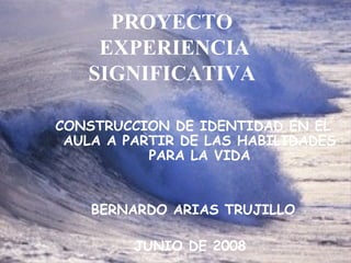 PROYECTO  EXPERIENCIA SIGNIFICATIVA   ,[object Object],[object Object],[object Object]