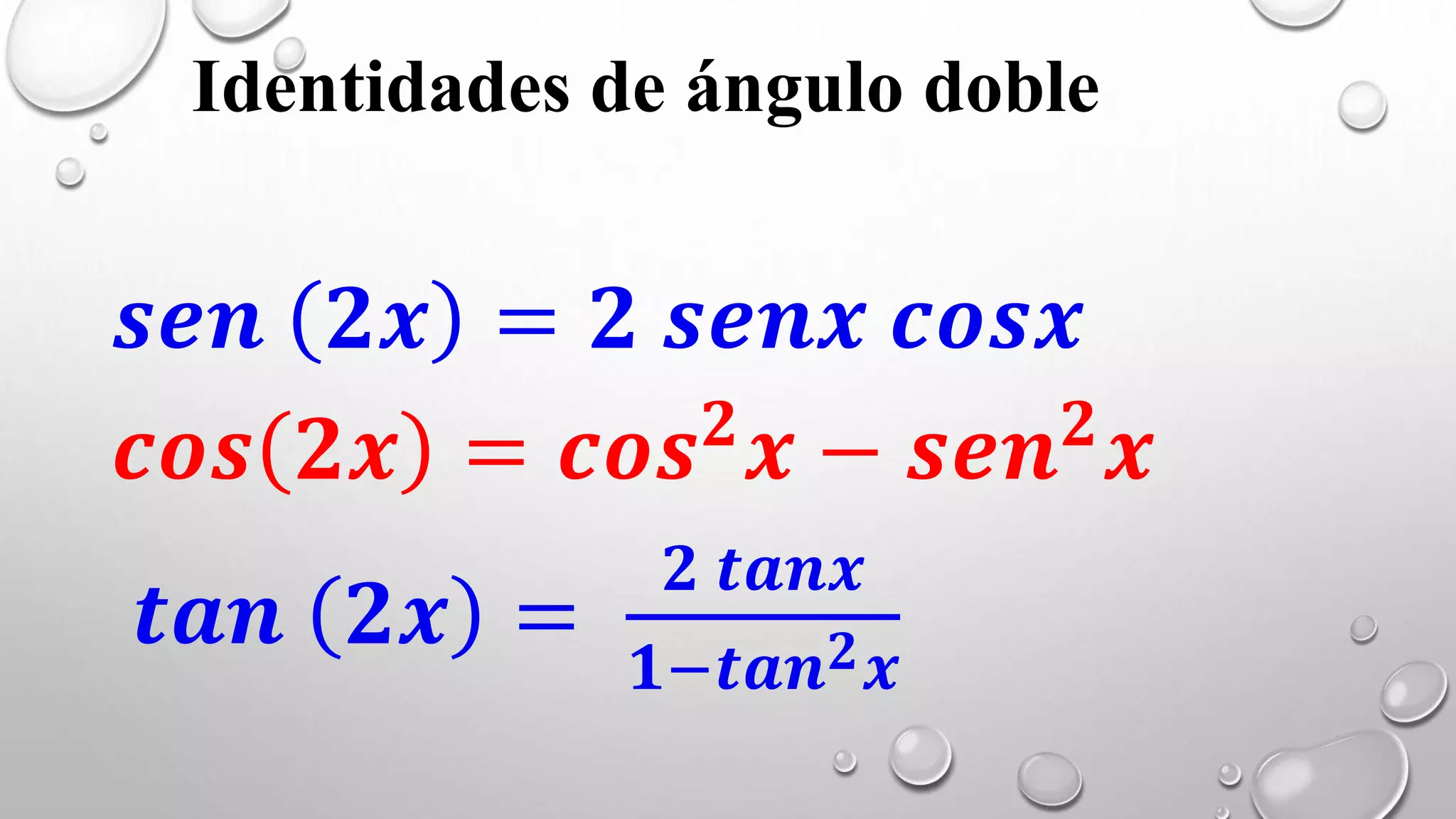 Identidad ángulo medio - Trigonometría Matemática | PPTX