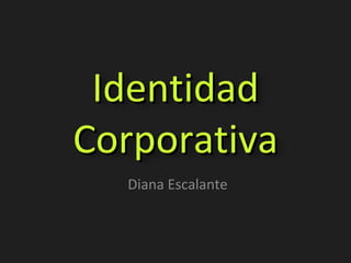 Diana Escalante Identidad Corporativa 