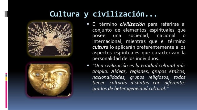 cultura y civilización