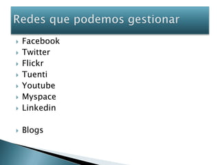 Organización<br />La organización es el centro de la conversación.<br />