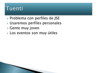 Las redes no funcionan solas. <br />Debemos interactuar entre ellas.<br />Importante<br />