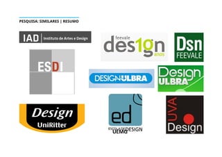 PESQUISA: SIMILARES | RESUMO
 