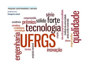 professores
imagem atual
PESQUISA: QUESTIONÁRIOS | RESUMO
 