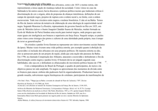 REIS, João José. Identidade e Diversidade Étnicas nas Irmandades Negras no Tempo da Escravidão. Tempo, Rio de Janeiro, vol. 2, n°. 3, 1996, p. 7-33. 