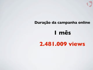 Duração da campanha online
2.481.009 views
1 mês
 