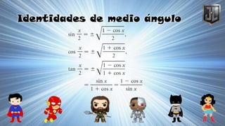 Identidades de medio ángulo
 