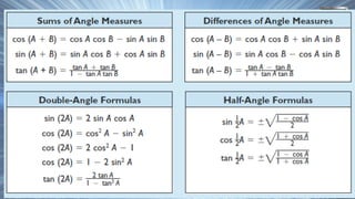Identidades trigonometricas