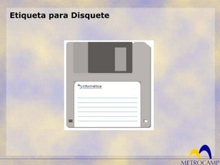 Etiqueta para Disquete
 