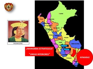 AYMARAS
¿MANIOBRA ESTRATEGICA?
“LINEAS INTERIORES”
 