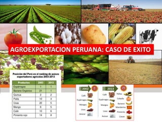AGROEXPORTACION PERUANA: CASO DE EXITO
 