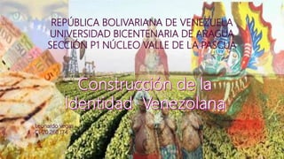 REPÚBLICA BOLIVARIANA DE VENEZUELA
UNIVERSIDAD BICENTENARIA DE ARAGUA
SECCIÓN P1 NÚCLEO VALLE DE LA PASCUA
Leonardo vegas
CI-20.260.174
 