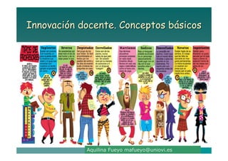 Innovación docente. Conceptos básicos




            Aquilina Fueyo mafueyo@uniovi.es
 