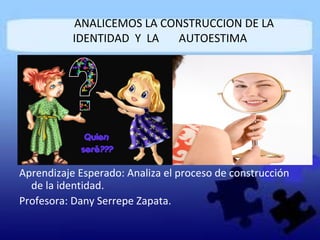 Identidad y autoestima | PPT