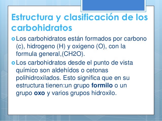 Formula General De Los Carbohidratos All Articles about