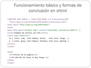 Identificación del lenguaje css | PPT
