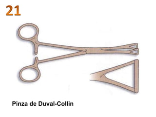 Pinza Collin Identificación de material tema 28 material de curas | PPS