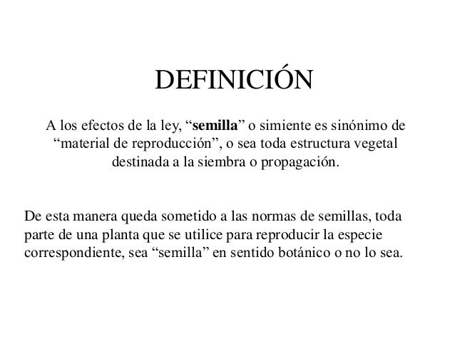 Sinonimo de semilla