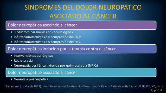 Identificación y tratamiento del dolor neuropático en Identificación y tratamiento del dolor neuropático en