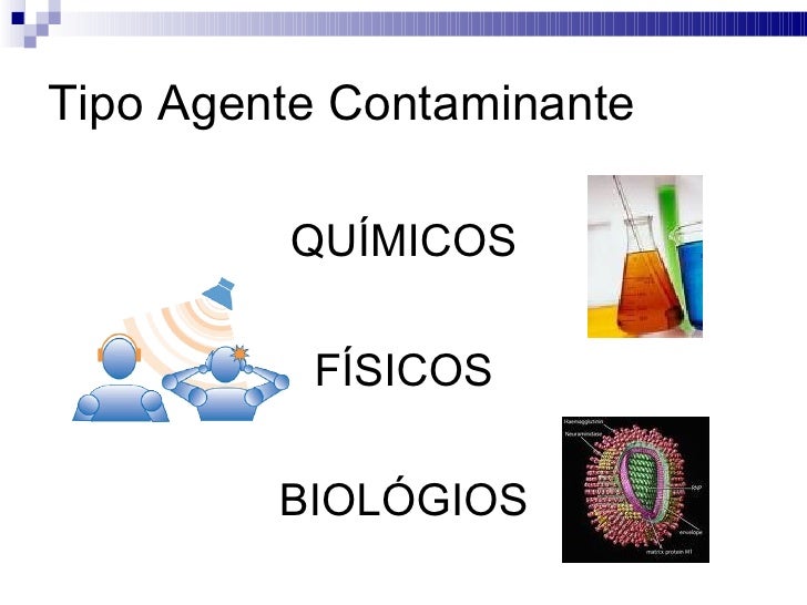 Resultado de imagen para agentes contaminantes
