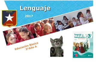 LenguajeLenguaje
2017
Educación Básica
3°Año A
 
