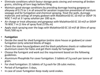 Identification and damage to store grain by coleopteran pests and its ...