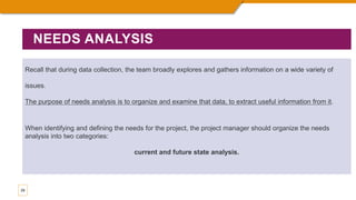 identification, definition and setting up the project | PPTX
