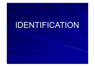 Identify Identification Identification | PDF
