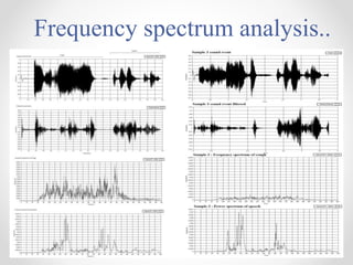 Identification of cough and speech ppt | PPTX