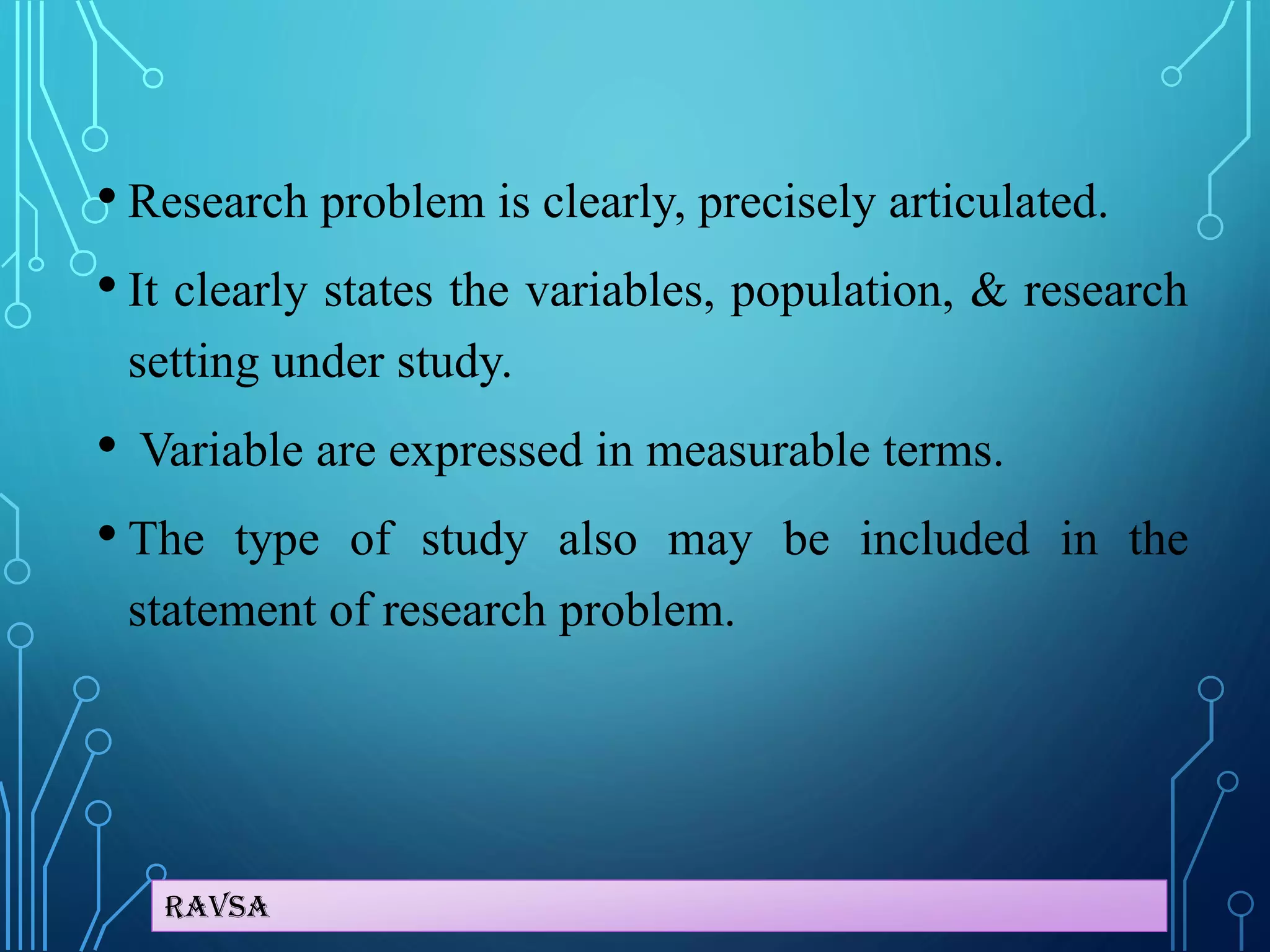 Identification of research problem | PDF | Medical Health