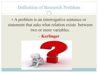 Identification of problem | PPTX