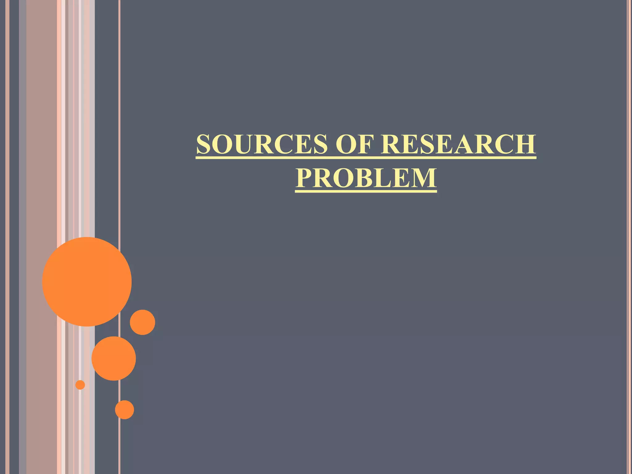 Identification of research problem | PPTX