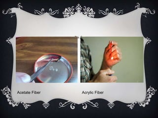 Acetate Fiber Acrylic Fiber 
 