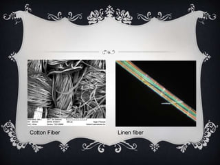 Cotton Fiber Linen fiber 
 