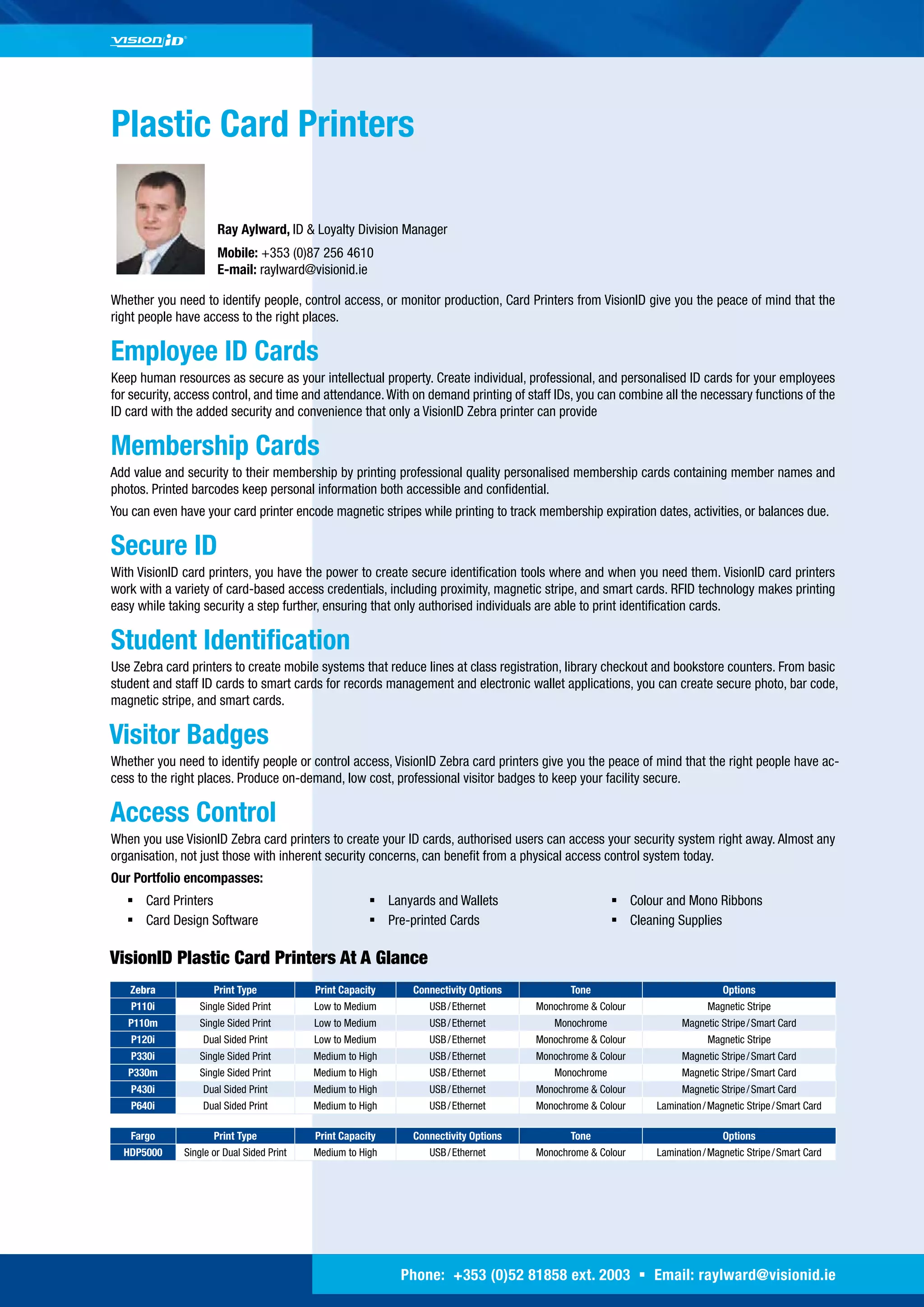 Identification Product Guide