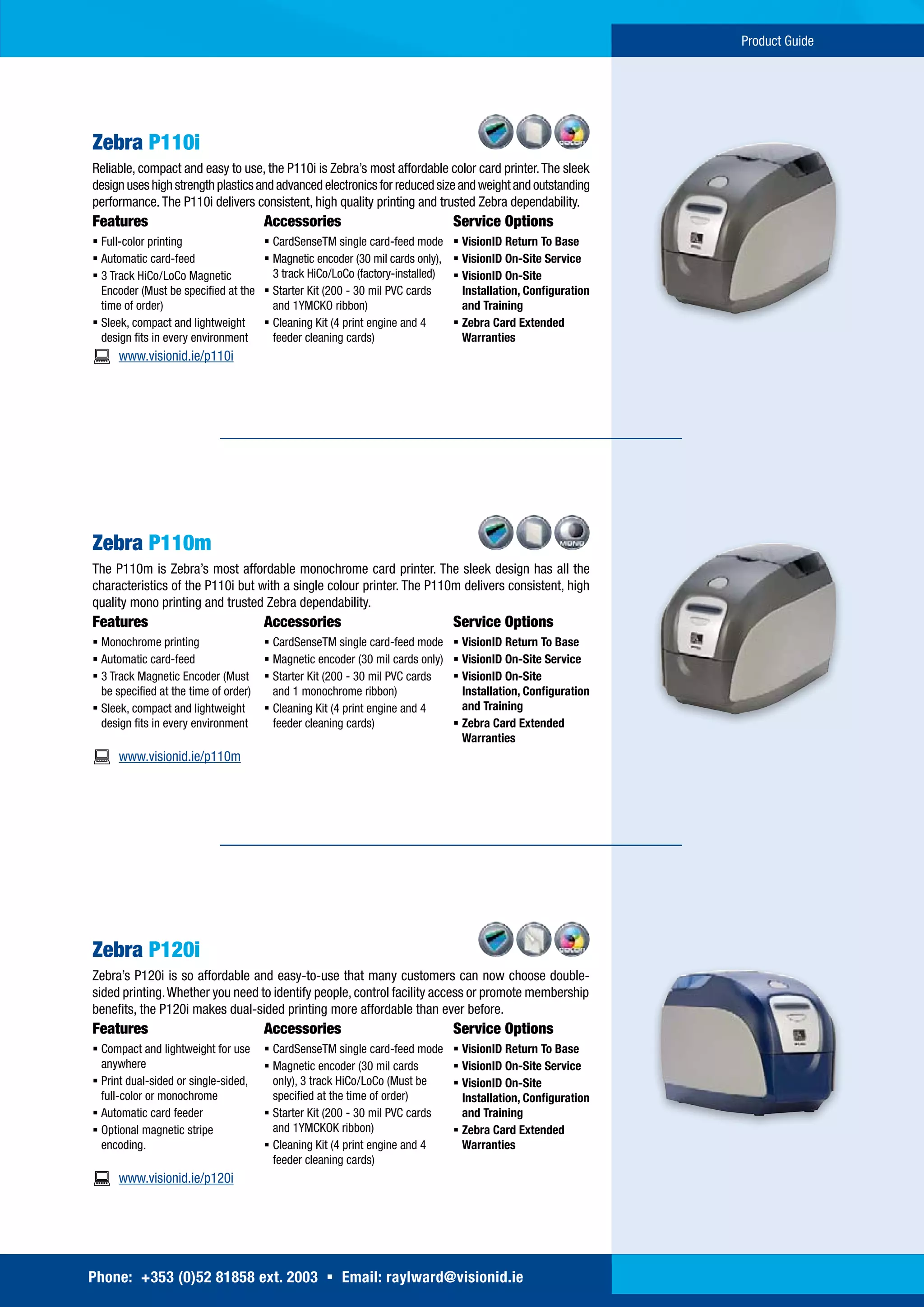 Identification Product Guide