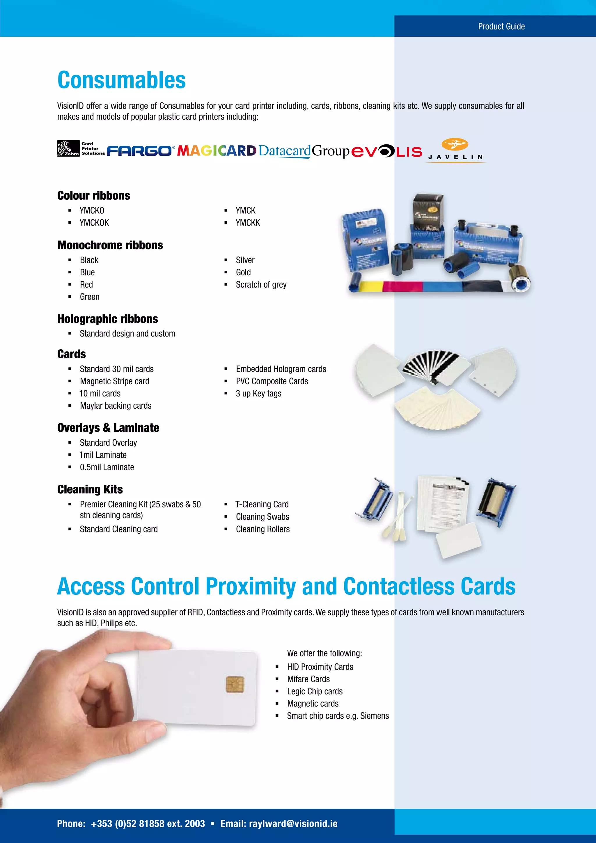 Identification Product Guide