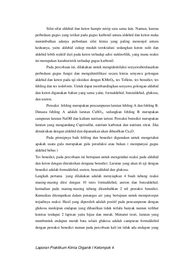 Identifikasi aldehid dan keton