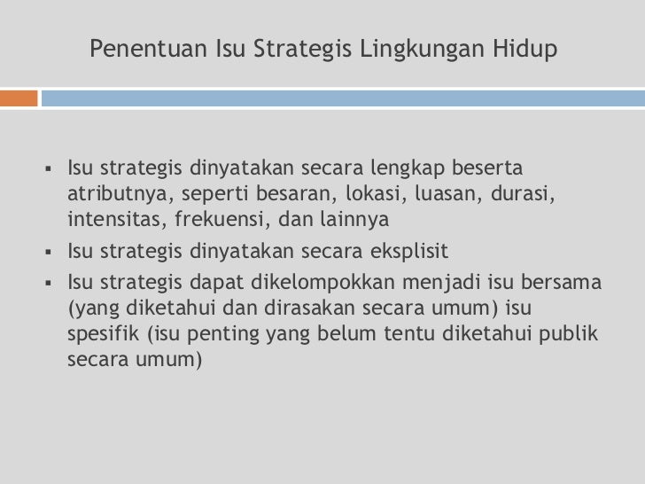 Identifikasi isu strategis_hn