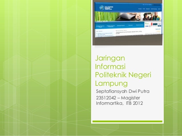 Identifikasi jaringan informasi