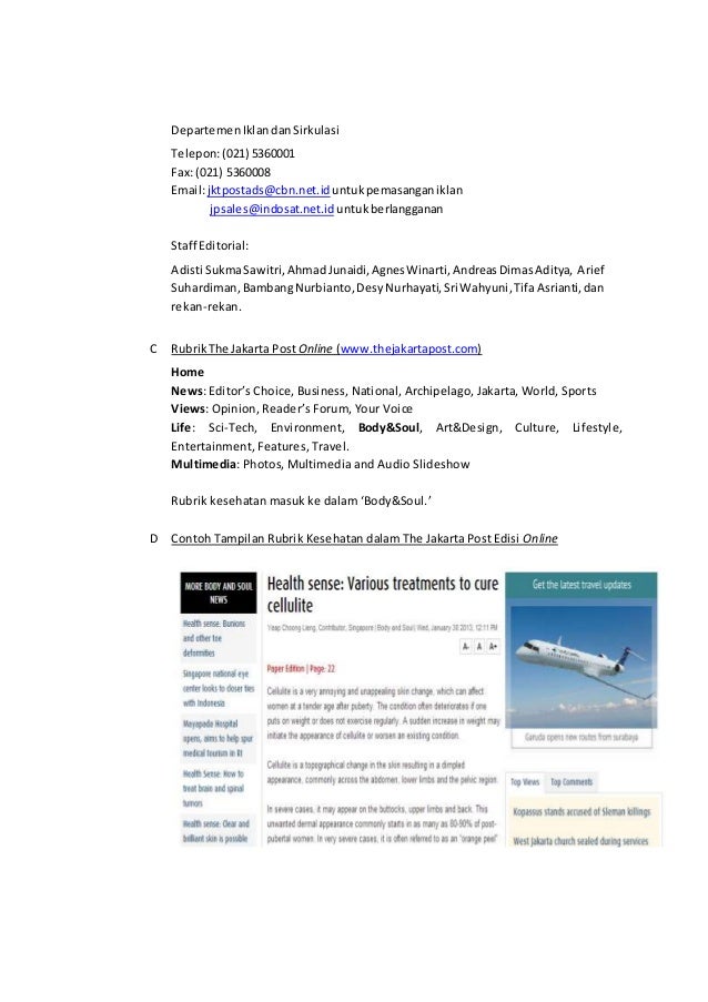 Identifikasi media massa cetak koran Identifikasi media massa cetak koran