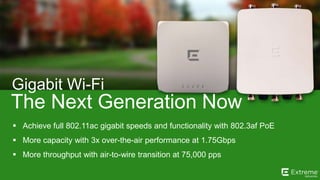 Extreme Networks IdentiFi | PPTX